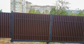 Купить распашные ворота из штакетника Таганрог, цена от 2759 руб.