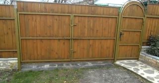 Купить распашные ворота деревянные Таганрог, цена от 2759 руб.